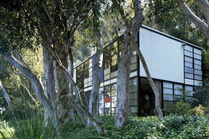 Charles in Ray Eames hišo Eames, imenovano tudi Študija primera št. 8