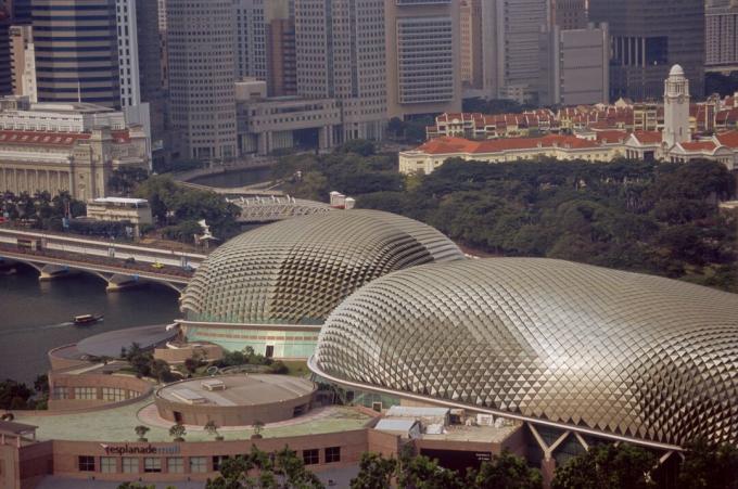 Teatri Esplanade v zalivu, Singapur