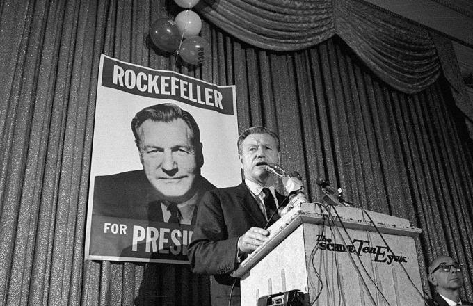 Nelson Rockefeller nagovoril odbor GOP