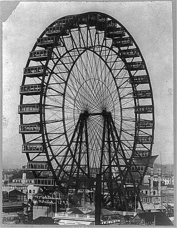 Ferris kolo na sejmu Chicago World's.