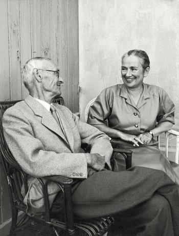 Hermann Hesse in njegova žena