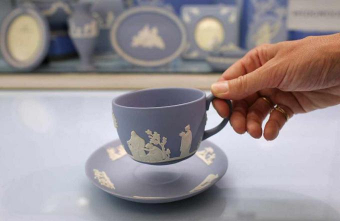 Jasper posoda Wedgwood Blue Teacup