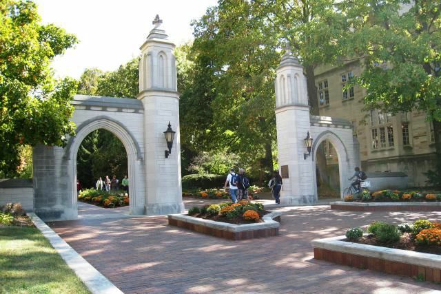 Vzorčna vrata na Univerzi Indiana Bloomington