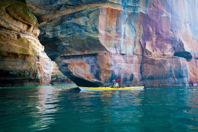 Na sliki Rocks National Lakeshore