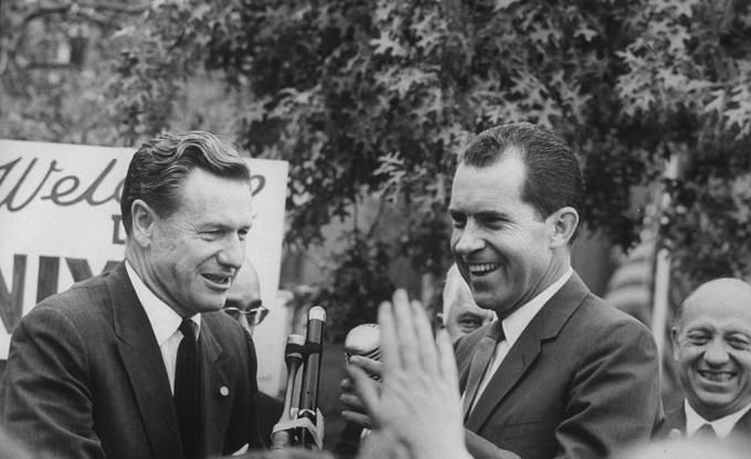 Richard M. Nixon in Nelson A. Rockefeller