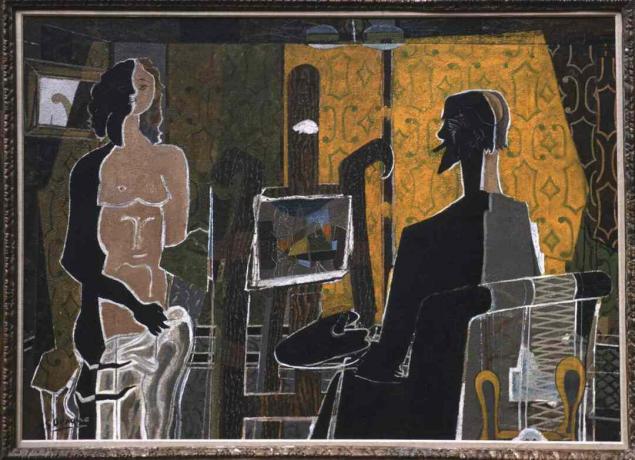 Georges braque slikar in model