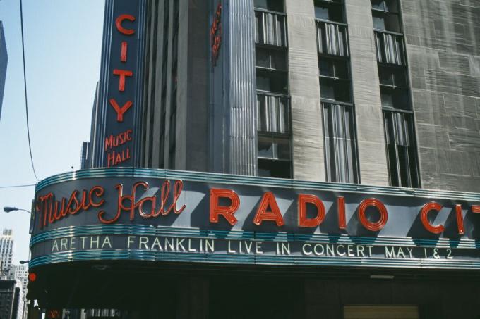 Ikonična umetnostna dvorana Radio City Music Hall