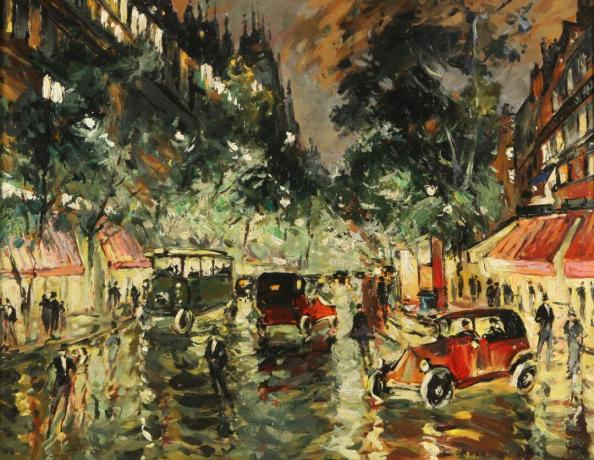 Deževna noč v Parizu, trideseta leta