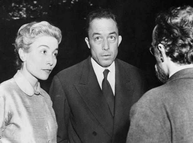 Nobelovec Albert Camus in njegova žena
