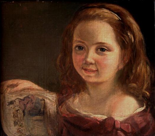 Ada Byron (Ada Lovelace), stara sedem let, Alfred d'Orsay, 1822.