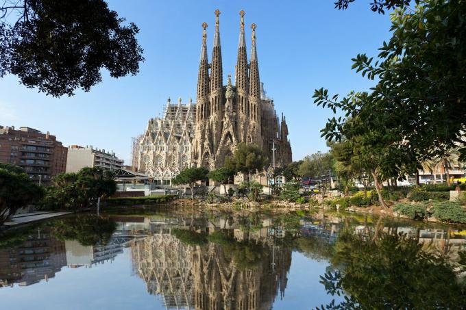 La Sagrada Familia Antoni Gaudí v Barceloni, Španija