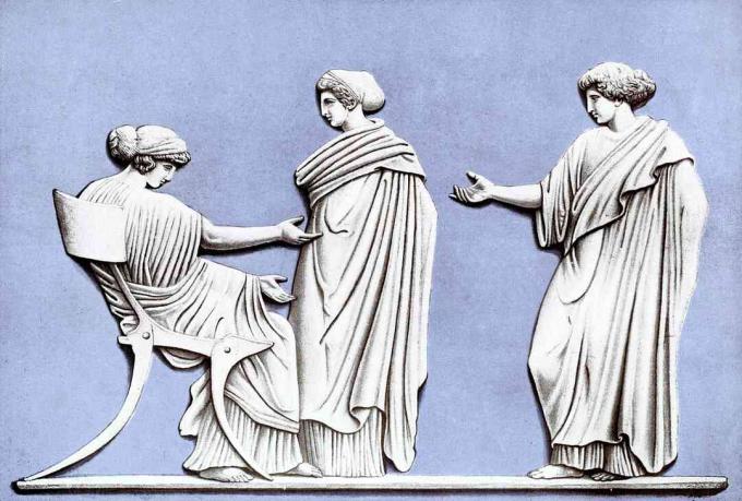 Ilustracija plošče Wedgwood iz 18. stoletja