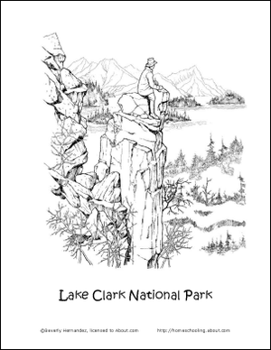Barvna stran nacionalnega parka Lake Clark