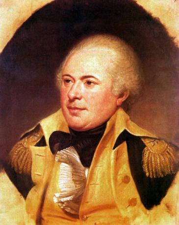Portret generala Jamesa Wilkinsona, višjega častnika ameriške vojske, 1800-1812.