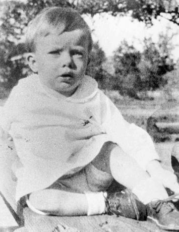 Fotografija enoletnega Jimmyja Carterja, 1927