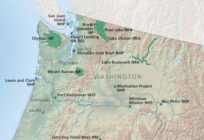Nacionalni parki v Washingtonu