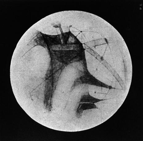 Risba Percivala Lowella (1896), ki prikazuje 