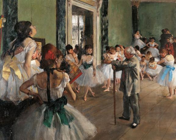 Plesni razred Edgarja Degasa