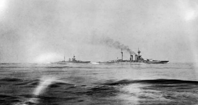 HMS Warspite v Jutlandu